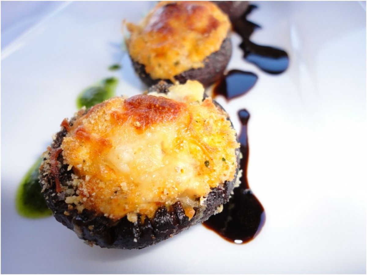 Crab Boursin Mushrooms