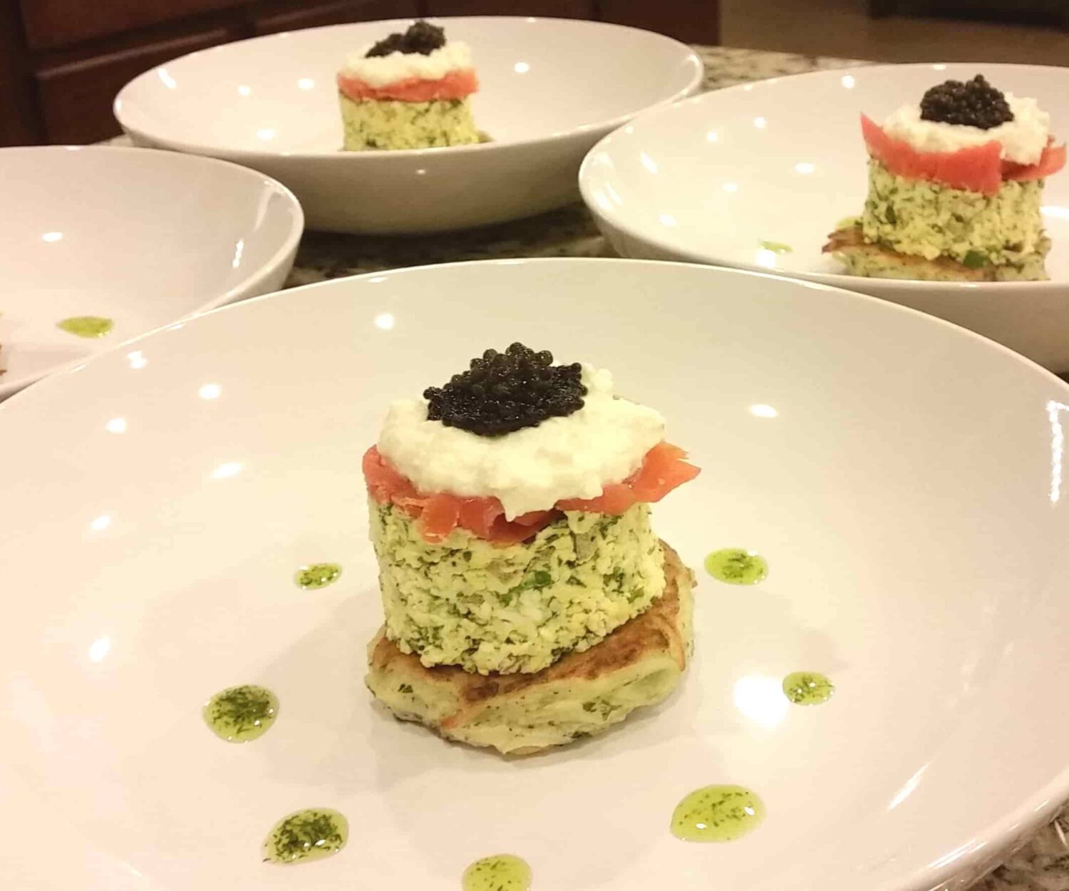 My Chef Orlando Personal Chef Caviar Parfait