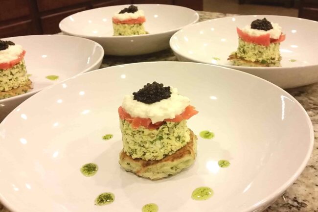 My Chef Orlando Personal Chef Caviar Parfait